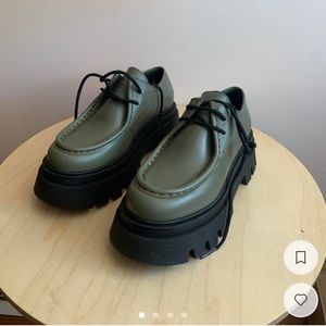 Alohas Tycoon loafers- Olive green 38